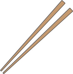 Free Download Illustration Material - Transparent Background Chopsticks Clipart, HD Png Download PNG