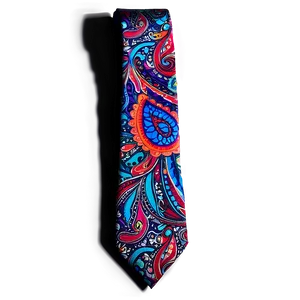 Paisley Necktie Detail Png 06272024 PNG Image