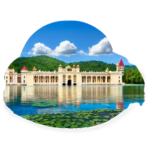 Palace On The Water Png Mmr79 PNG Image