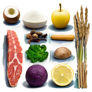 Paleo Ingredients Png Imr19 PNG Image