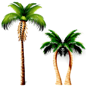 palm tree c PNG image with transparent background