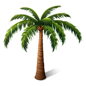 Palm Tree Emoji B PNG Image