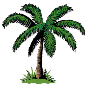 Palm Trees Silhouette PNG ewl91 PNG image with transparent background