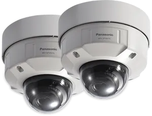 Panasonic Dome Security Cameras PNG Image