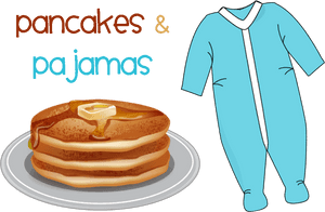 Christmas Cliparts Png Clipartix - Pancake And Pajama Day, Transparent Png PNG image with transparent background