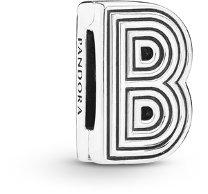 Pandora Letter B Charm PNG Image