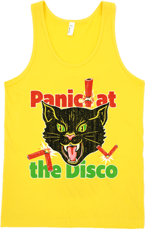 Panic At The Disco Shirt Black - Active Tank, HD Png Download PNG image with transparent background