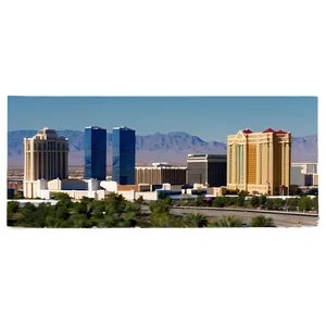 Panoramic Las Vegas Skyline Png 06252024 PNG Image