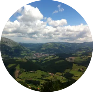 Panoramic Mountain Valley View.jpg PNG Image