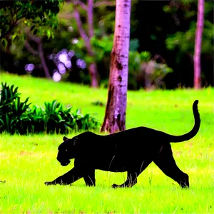 Panthers Prowling In Grassland Png Onb56 PNG Image