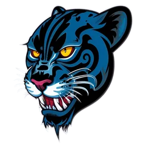 Panthers Tribal Emblem Png Kxu61 PNG Image