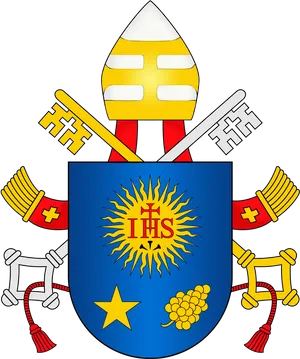 Papal Coatof Arms PNG Image