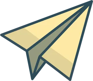 Paper Airplane Graphic PNG Image