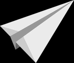 Paper Airplane Vector Illustration PNG