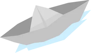 Paper Boat Illustration.png PNG Image