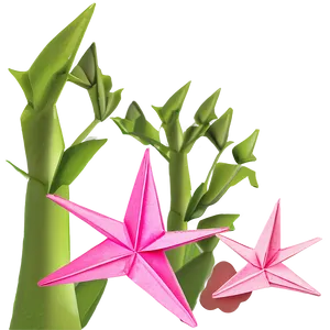 Paper Crane And Sakura Flowers Png 06282024 PNG Image