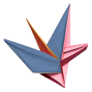 Paper Crane And Sakura Flowers Png Gcq7 PNG Image