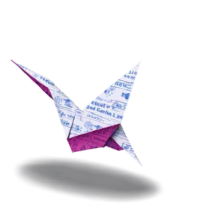 Paper Crane In Moonlight Png 06282024 PNG Image