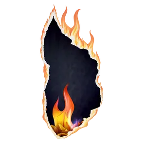 Paper In Flames Image Png Wib PNG Image