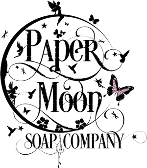 Paper Moon Soap Company Logo PNG Image