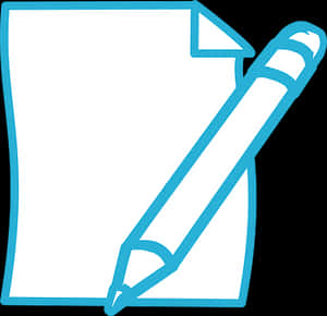 Paperand Pencil Icon PNG image with transparent background