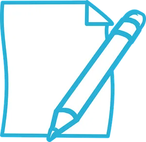 Paperand Pencil Icon PNG Image