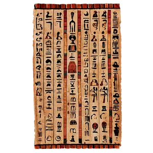 Papyrus Paper With Hieroglyphs Png Kia12 PNG Image