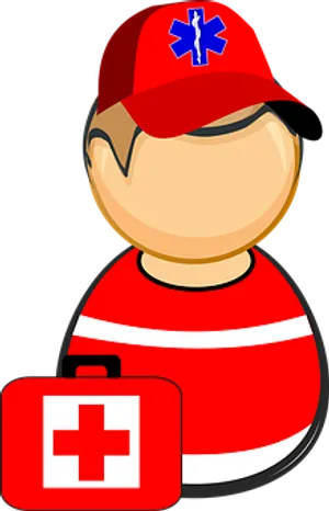 Paramedic Cartoon Character PNG Image