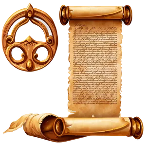 Parchment Scroll Clipart Png 06262024 PNG Image