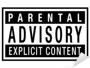 Parental Advisory Explicit Content Label PNG Image