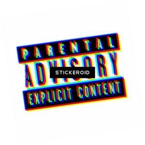 Parental Advisory Glitch Png , Png Download - Parental Advisory Hot Png, Transparent Png PNG image with transparent background