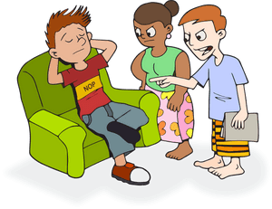 Clip Art Parent Clip Black - Social Loafing, HD Png Download PNG image with transparent background