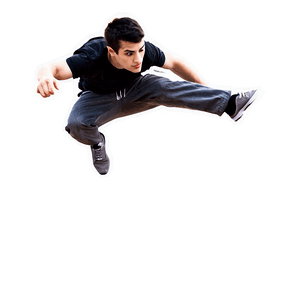 Parkour Jumping Stunt PNG 06242024 PNG