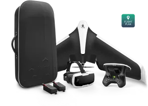 Parrot Disco Droneand Accessories PNG Image