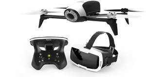 Parrot Droneand V R Kit PNG Image