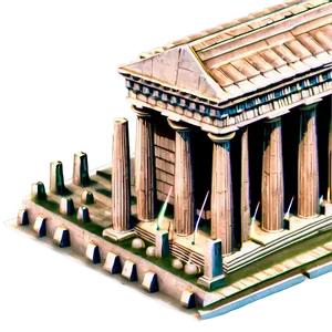 Parthenon Aerial Perspective Png Jwq78 PNG Image