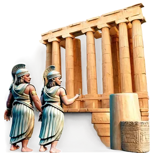 Parthenon Ceremony Scene Png Deh PNG Image