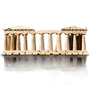 Parthenon Detailed Facade Png 17 PNG Image