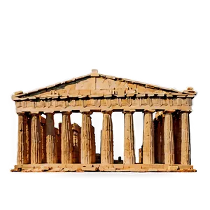 Parthenon During Sunset Png Hur PNG Image