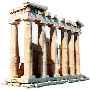 Parthenon During Sunset Png Kps PNG Image