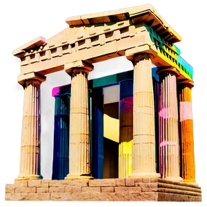 Parthenon Glowing At Dusk Png 79 PNG Image