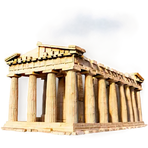 Parthenon In Misty Morning Png 06252024 PNG Image