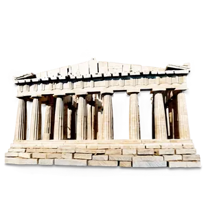 Parthenon Silhouette Png Aok PNG Image