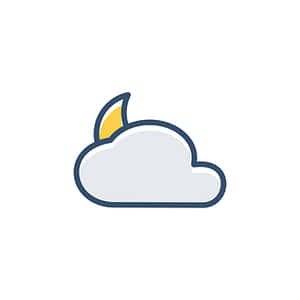 Partly Cloudy Weather Icon PNG image with transparent background