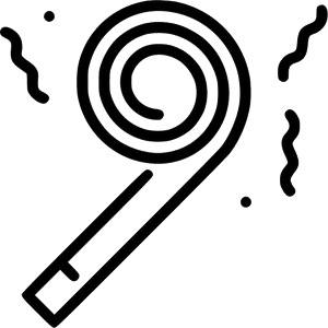 Party Whistle - Party Hat Icon Transparent, HD Png Download PNG image with transparent background