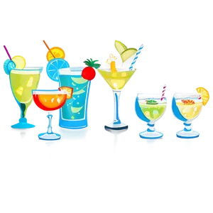 Party Cocktails Png Ioh40 PNG Image