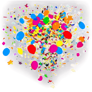 Party Confetti PNG 64 PNG image with transparent background
