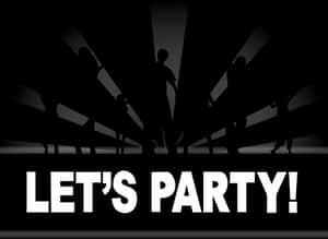 Party Invitation Banner PNG image with transparent background