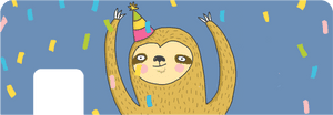 Party Sloth - Cartoon - Cartoon, HD Png Download PNG image with transparent background