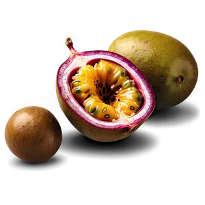 Passion Fruit Presentation Png 06252024 PNG Image